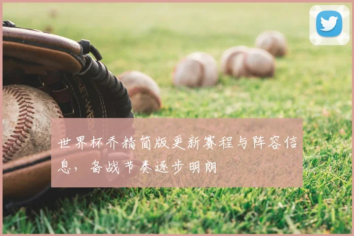 世界杯乔精简版更新赛程与阵容信息,备战节奏逐步明朗